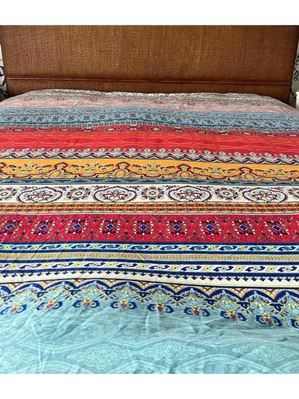 Stripe Bohemian KING QUEEN Duvet Cover 100